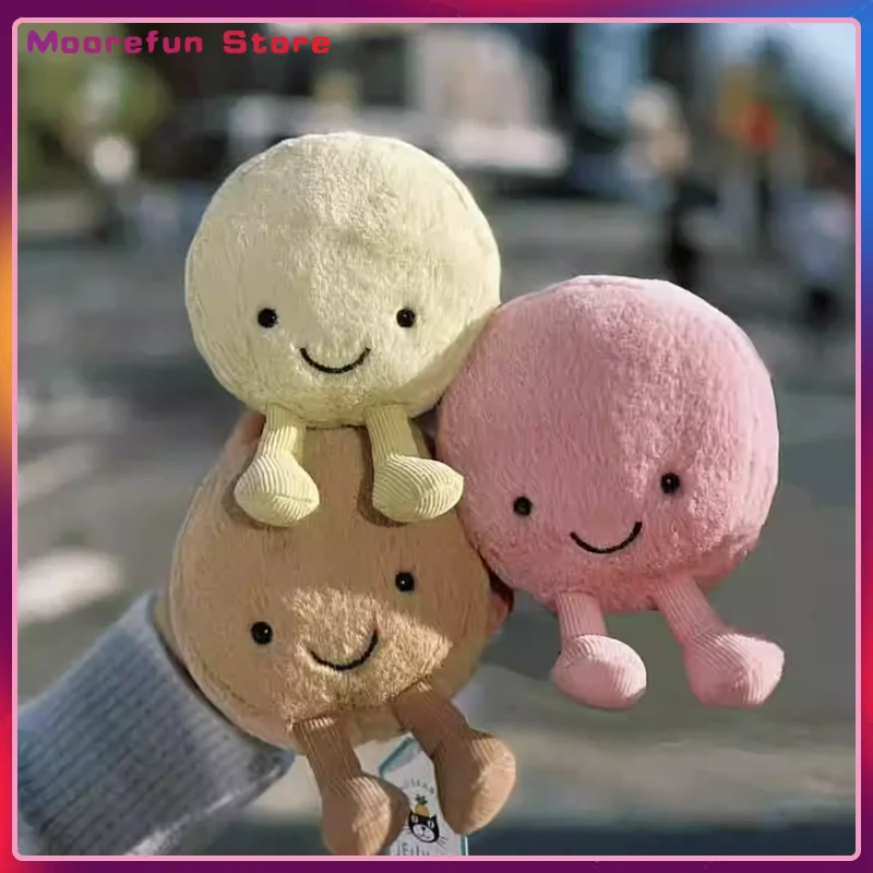 【Na Stanie】Jellycat Nowość Uroczy Deser Makaronik Trójkolorowy Limitowany Pluszak Zabawka Dekoracja do Zawieszenia na Torbie Lalka Prezent dla Dziewczynek