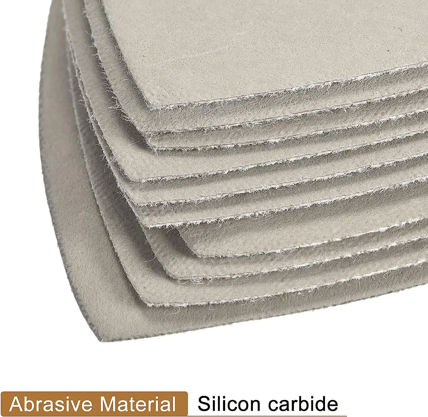 90X90X90 mm Triangle Wet and Dry  Sandpaper 30 Pcs Assorted 2500/3000/4000 Grit Hook and Loop Sanding Paper for Polishing Wood