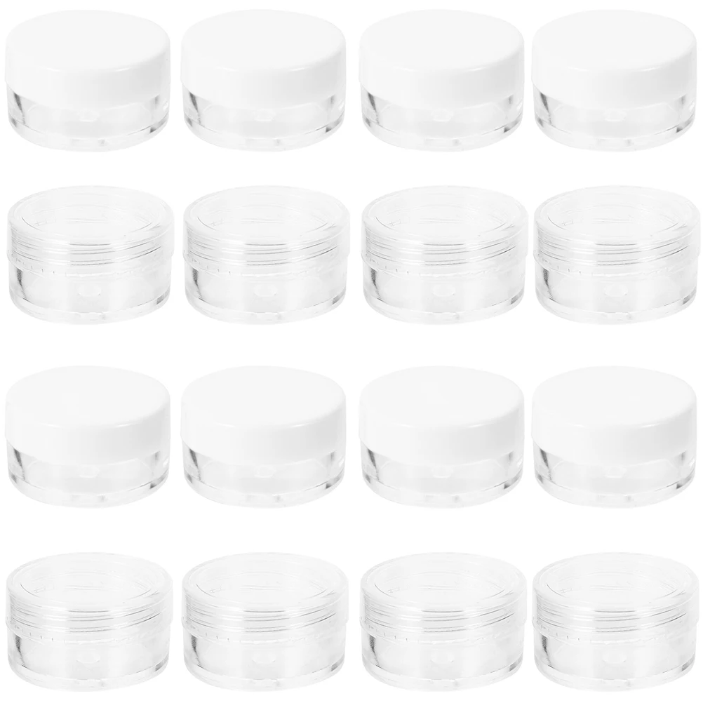 

24pcs Cap 5g Clear Clear Lip Balm Jar Refillable Cream Containers Jars Jars Refillable Travel Cream Storage