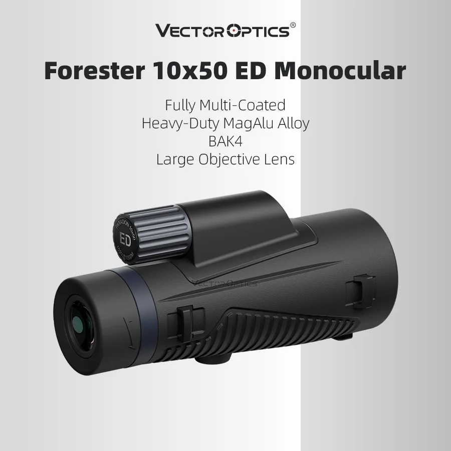

Vector Optics 10X50 Ed Monocular Maifeng Long Range Ed Telescope Bak4 Phase Correction Coated Powerful for Hunting Camping