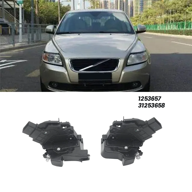 

L37A-1 пара защелок дверного замка автомобиля 31253657 для Volvo XC60 I 156 XC70 II 136 2008-2017 V50 S40 S80 C30 C70