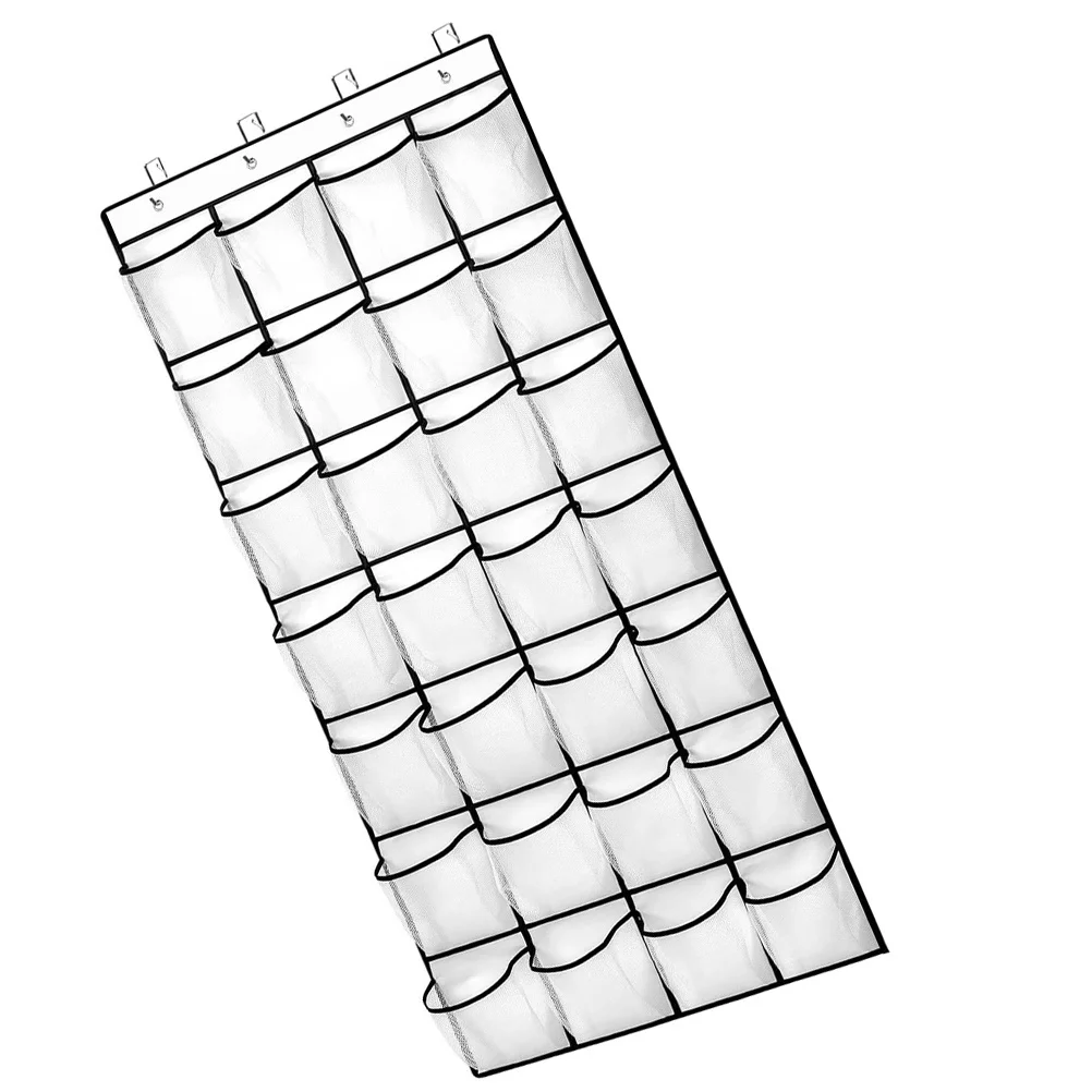 

1Set Over The Door Organizer 28-Grid Hanging Storage Bag Large Capacity Mesh Container for Home Dormitory Office Door Hanging