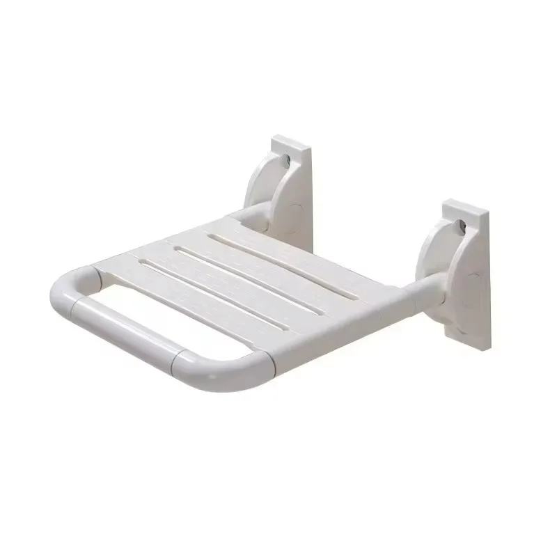 Factory Direct Elderly Safety Bathroom Wall Mouted Chair Disabled Shower Seat With Backrest Shower Disable Handrail Chair