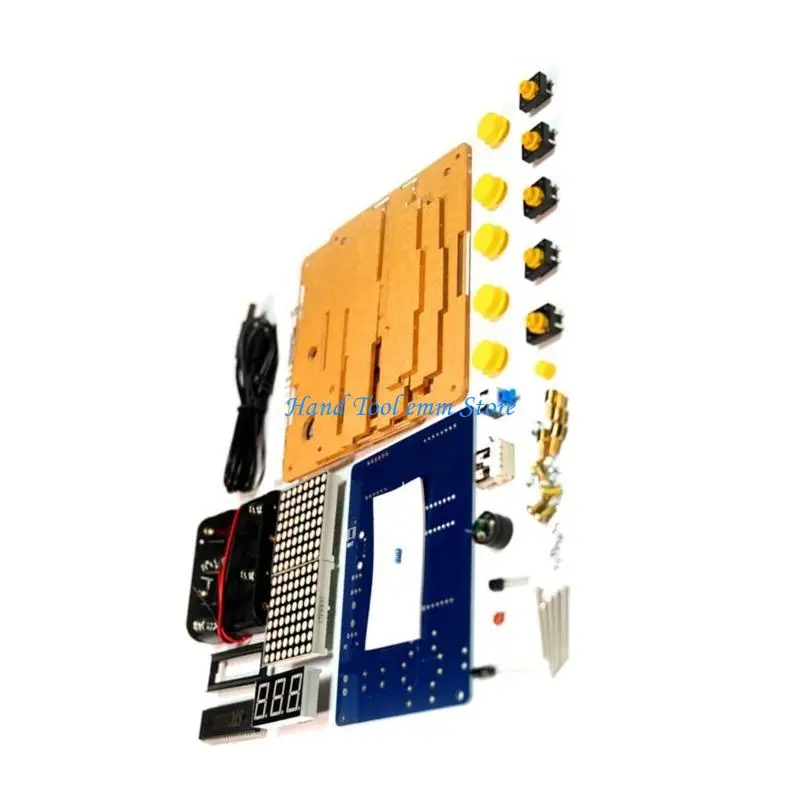 H37F Pixel Game Machine DIY Soldering Snake / Game Fun Electronic Soldering Practice Electronic