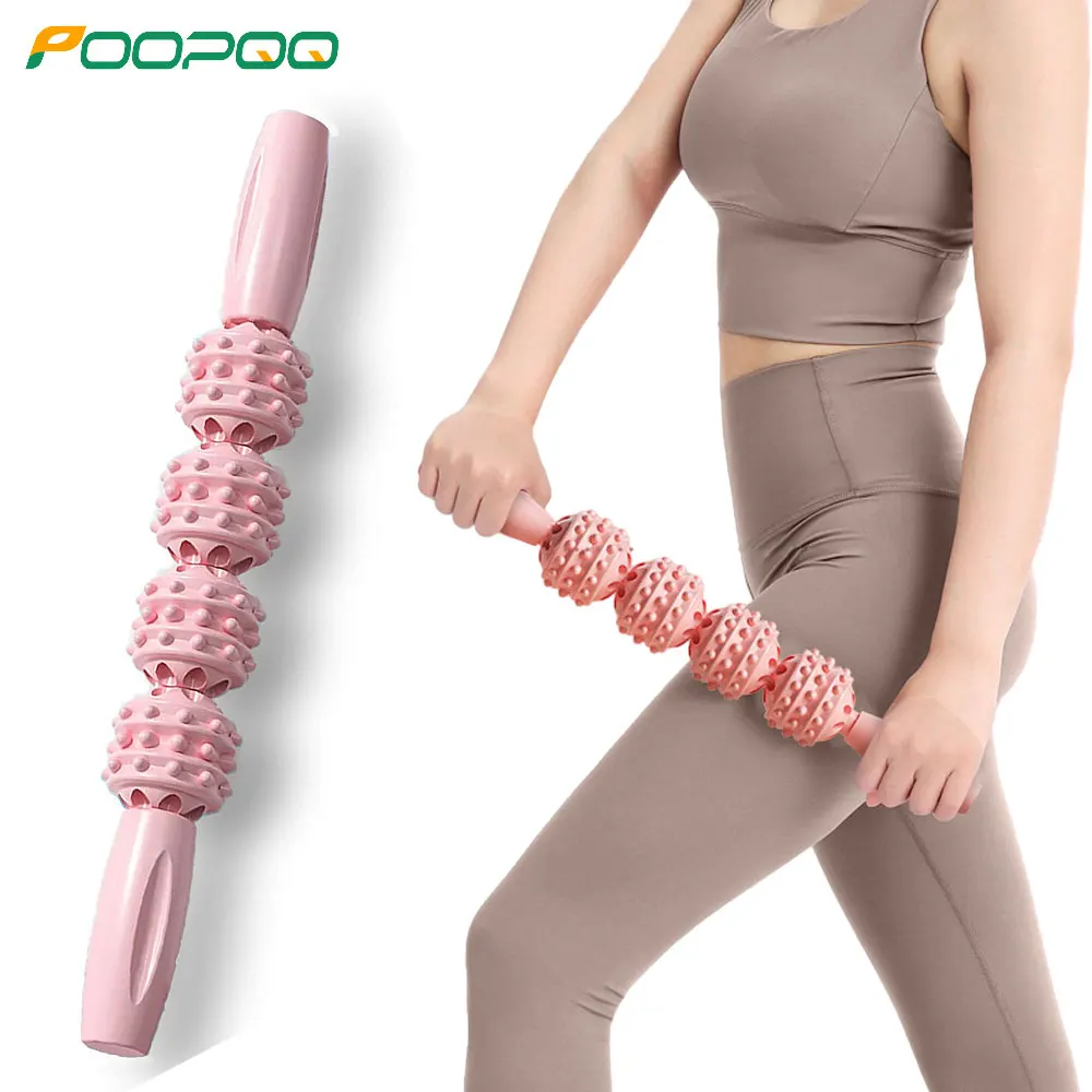 Muscle Roller Stick Handheld Fascia Tool, Body Roller for Muscles Deep Tissue, Massage Stick Roller for Shin Splints, Back,Thigh