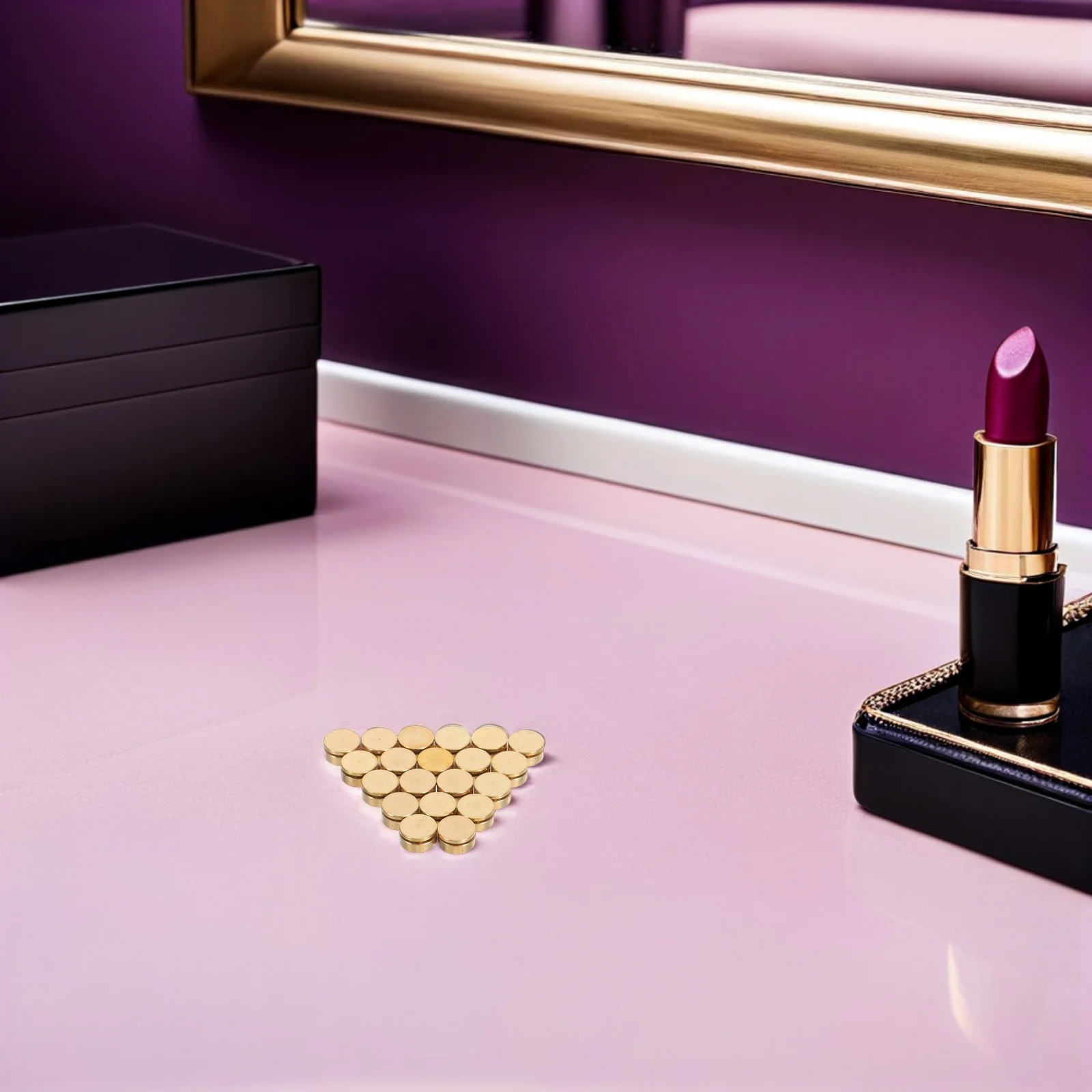 

20pcs Nail Art Rotating Shaft: Universal Metal Spinner Bearing For 360° Diy High-Speed Nail Decor Charms Lightweight Tool