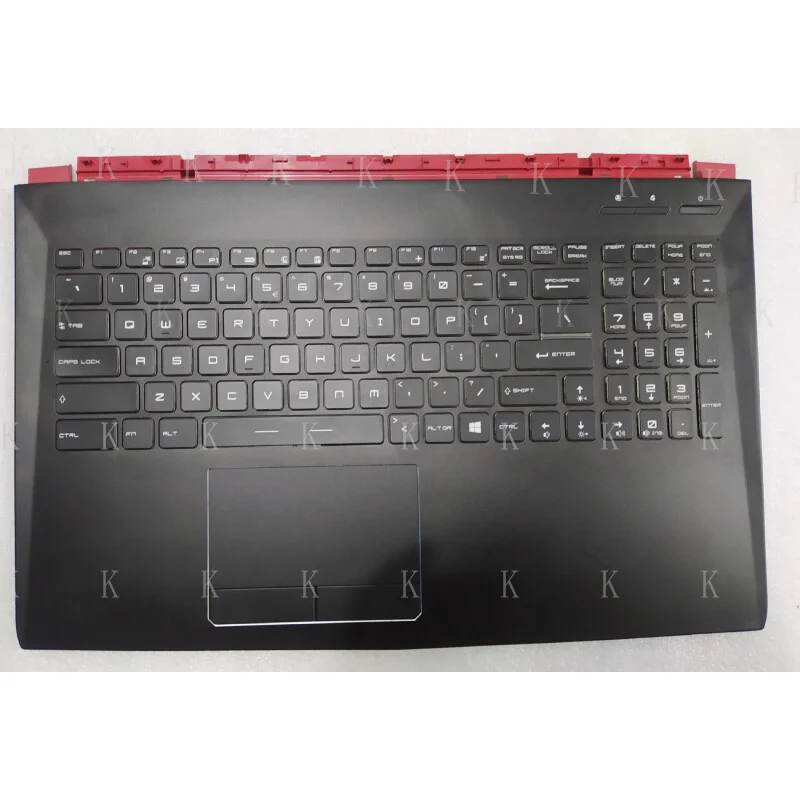 C  FOR Palmrest US Backlit Keyboard for Msi GE62 GP62VR MS-16J1 J5 J9 J2 J3 J4 JB