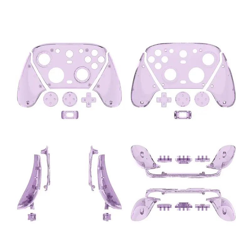 Carcasa magnética transparente con placas frontales intercambiables para controlador Gamesir G7 Pro, accesorios para Gamesir G7 Pro 4
