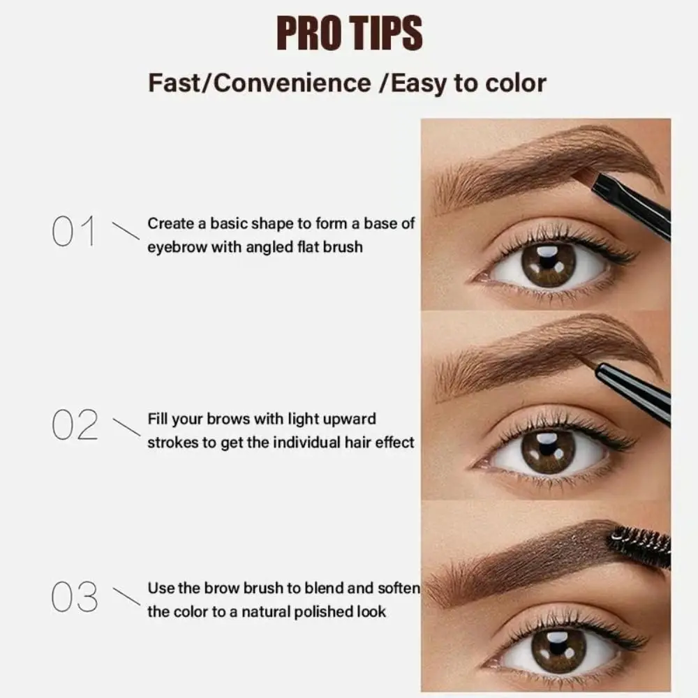 Longwear Waterproof Tinted Brow Gel Long Lasting SmudgeProof Liquid Eyebrow Makeup Highly Tinted Liquid Eye Brow Makeup
