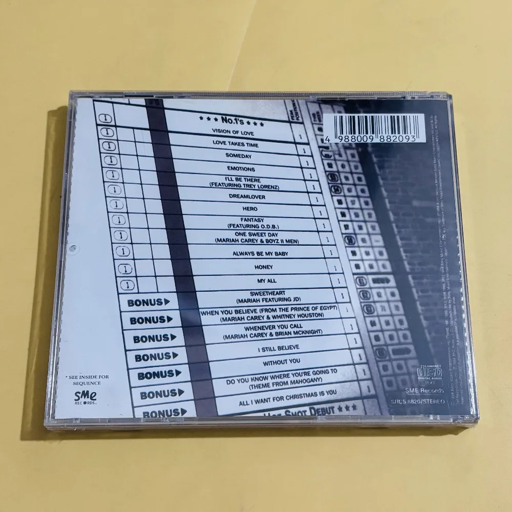 Mariah Carey CD Album | #1'S Compilation | Pop & R&B Chart-Toppers | with Photo Book & Lyrics Book Hi-Fi Music Disc