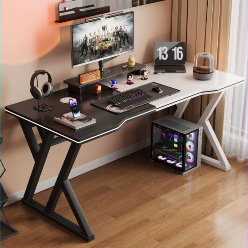 Decoration Organizer Vintage Computer Desk Study Sedentary Computer Desk Gaming Modern Luxury Mesa Suspensa Cheap Furniture