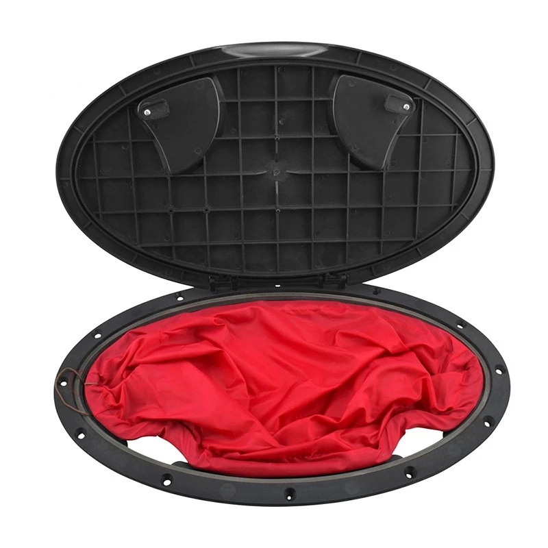 Marine Cover Pull Out Deck Plate Hole Deck Plate Kit Hatch with Kayak Boat Fishing Rigging Boat Kayak Accessories-A55K