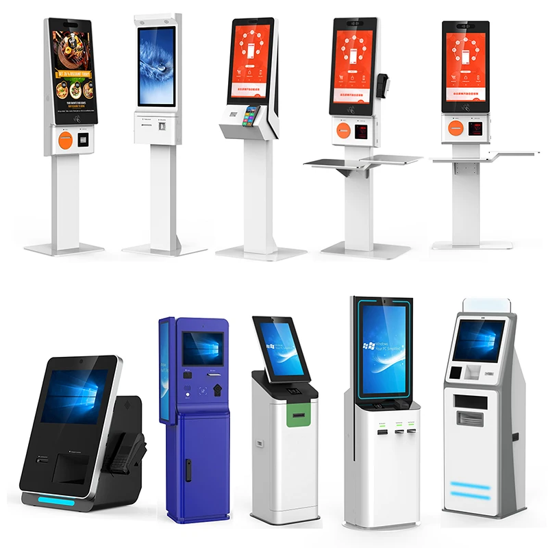Scherm Pos Service Zelfbestelling Betalingsterminal Kiosk Restaurant 21 24 27 32 inch Touch