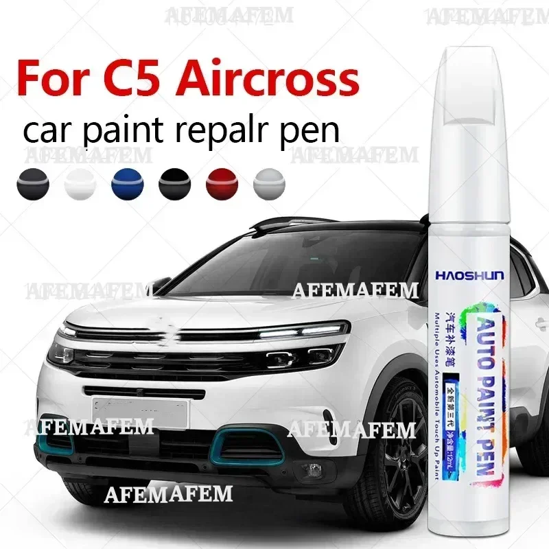 Paint Repair Pen Touch Up Scratch Remover DIY Auto Accessories Black White Grey Green Red For Citroen C5 Aircross 2017-2025 EMP2