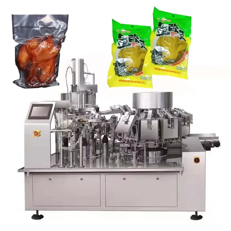【2026】 High-Speed Automatic Pouch Packaging Machine for Snacks/Apparel/Cigarettes Case//Bag Wrapping Paper Material