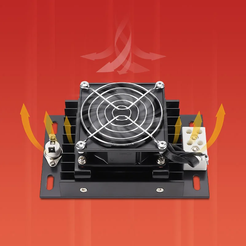ENMG CSH3B-FK Industrial Cabinet Enclosure Fan Heater PTC Semiconductor 220V Dehumidification Anti Condensation Distribution Box