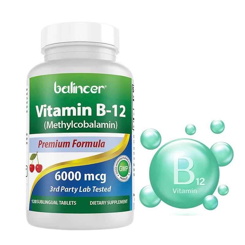 

Vitamin B-12 (methylcobalamin) 6,000 Mcg Supports Mood Health, Nervous System Function, Energy Metabolism