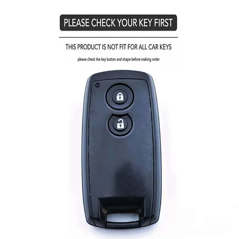 Leather Car Remote Cover Key Case Shell for Suzuki Grand Vitara SX4 S-Cross XL-7 Kuyucha Sch4 Swift 2007-2010 Accessories Fob