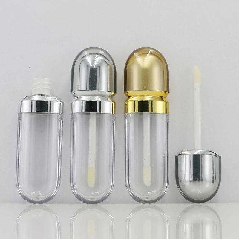 

100pcs 8ml Empty Lip Gloss Tube Lipstick Lip Glaze Bottle Transparent Plastic DIY Lip Honey Packaging Portable Lip Blam Tube