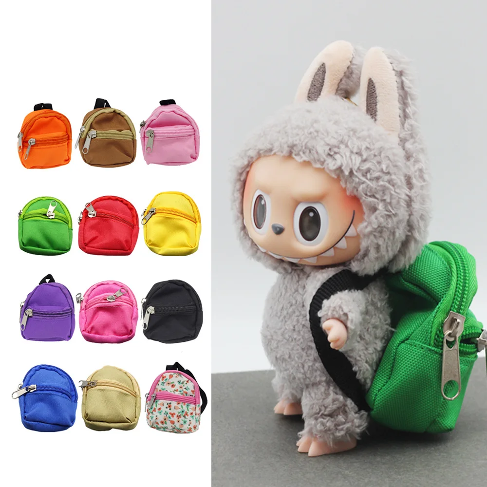 Original OB11 BJD Doll Decor Bag Anime Figurine Cute Backpack Keychain Body Figure Miniature Accessories Toys Gift