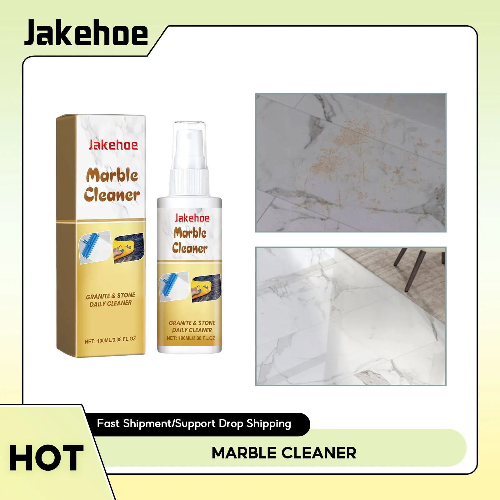 

Marble Cleaner Renovating Scratch Repair Dirt Dust Removal Polish Whitening Tile Coating Brightening Stone Crystal Plating Agent