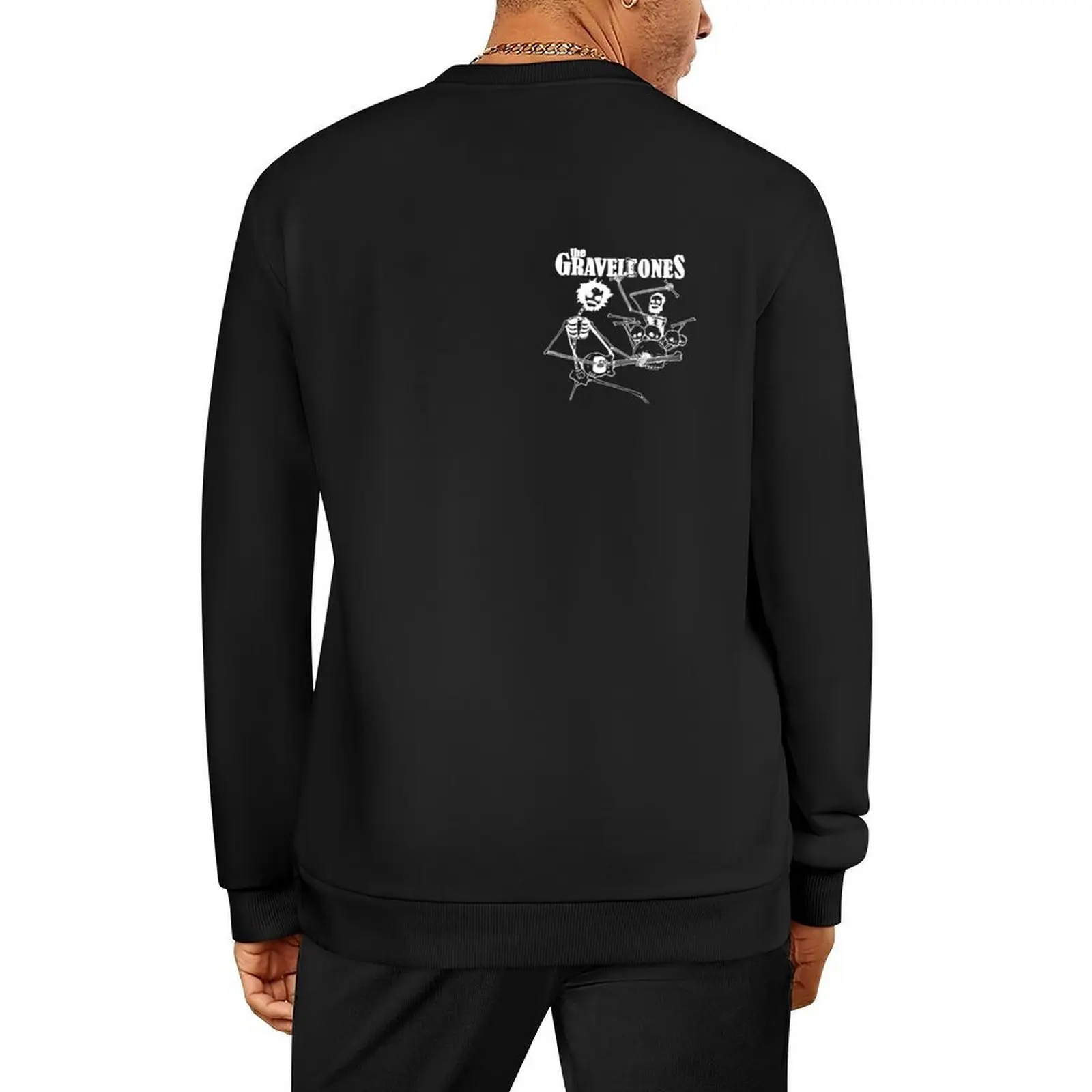 

Graveltones small size Skelleton Pullover men's clothes graphic t shirts men korean clothes mens clothing men's sweatshirt