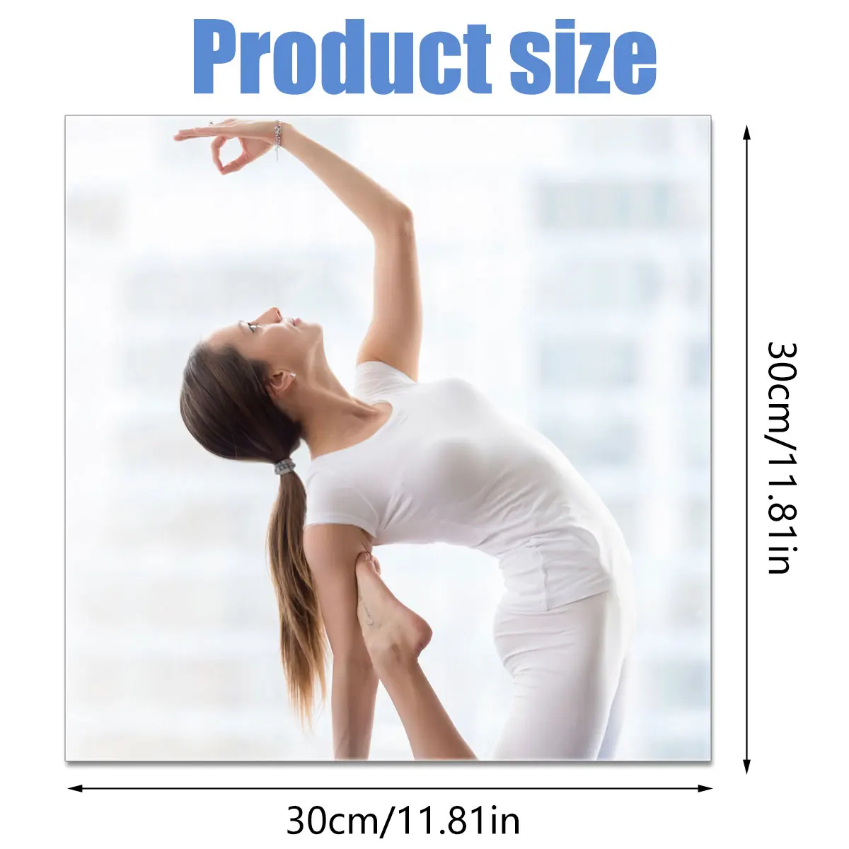 10/20/30Pcs Mirror Sheets Self Adhesive Non Glass Mirror Flexible Mirror Sheets DIY Tiles Mirror Stickers Wall Decor Mirror