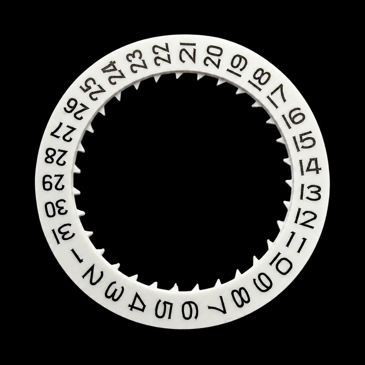 Japan Miyota 8215 Movement Date Wheel Overlay Sticker Calendar Disc Watch Repair Replacement Part