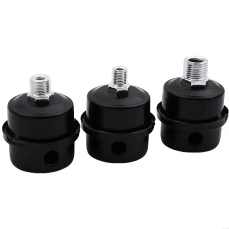 2Pcs Air Compressor Filter Sound Muffler Replacement Repair Noise Muffler for Generators, Blowers, Exhaust Ports