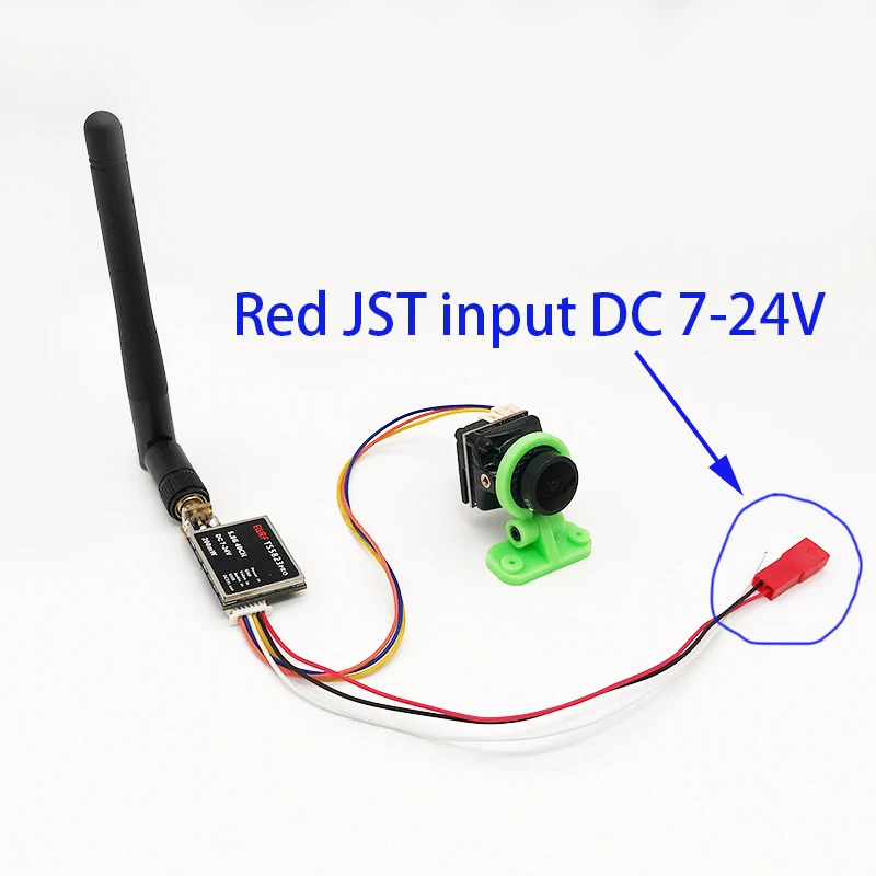 Trasmettitore Video 5.8G FPV TS5823 600mw con fotocamera Cmos 1800TVL e Monitor di ricerca automatica con schermo LCD 480x320 da 3 pollici per Drone