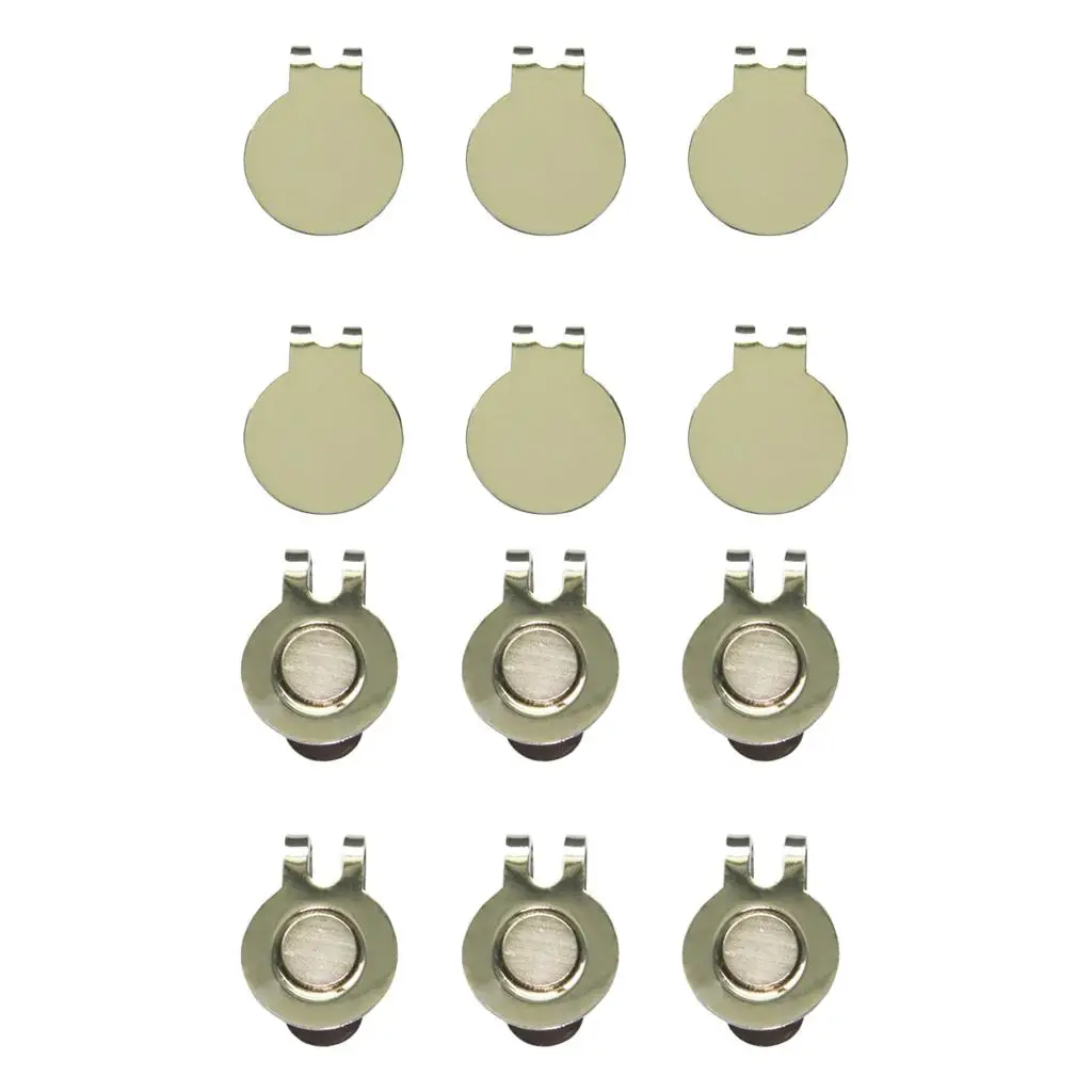 

Зажим для шляпы для гольфа с магнитным шариковым маркером, аксессуар для гольфа из сплава для кепки, козырька, клуба