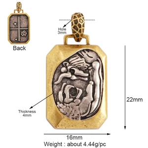 Antique Bronze Ouro Beleza Retrato Pingente, Anjo Deusa Moeda Medalhão, Charme Colar, Jóias Acessórios Suprimentos, M64 8 principais vendas moedas antigas reis - №7