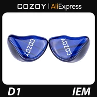 COZOY D1 IEM 10 mm Diafragma de grafeno Circuito magnético dual Auriculares intrauditivos dinámicos con cable de doble cavidad