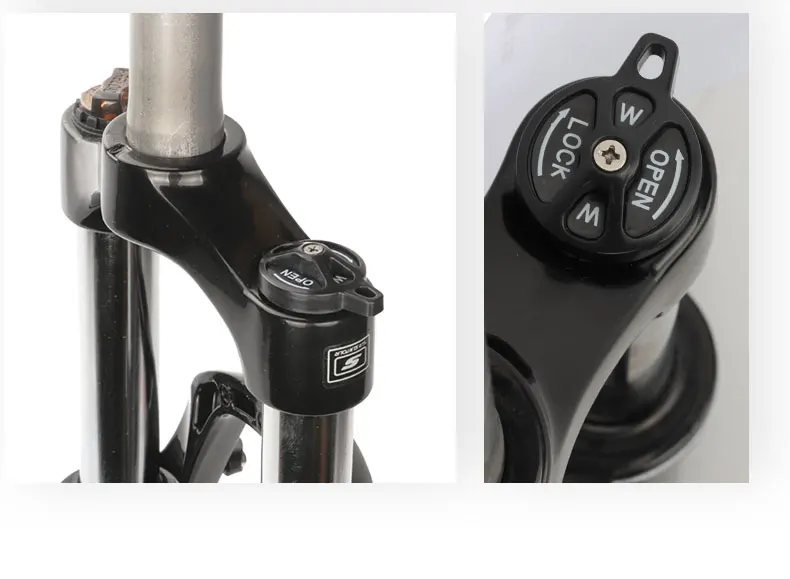 SUNTOUR Mechanische Lockout-Gabeln, Mountainbike-Gabeln, Scheibenbremse, MTB-Gabel, 100mm Dämpfungsweg, 26 Zoll, 27,5 Zoll, 29 Zoll XCM – Detail 21