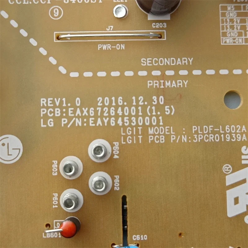 Brand New EAX67264001(1.5) EAY64530001 LGP43DJ-17F1 Power Supply Board is for 43LJ594V-ZA 43LK5900PLA 43LK5700PUA 43LJ5500-UA TV