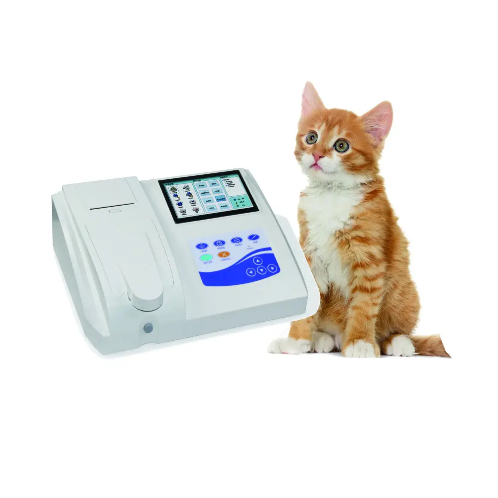 Clinical Lab Veterinary Equipment Semi Automatic VET Bio Chemistry Blood Analyzer