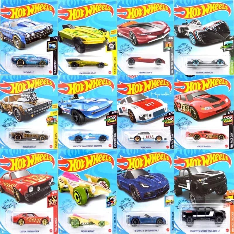 5pcs-72pcs Original Diecast Hot Wheels Models Car 1:64 Diecast Sedan Alloy Traffic Vehicles Hotwheels Toys for Boys Auto Gifts