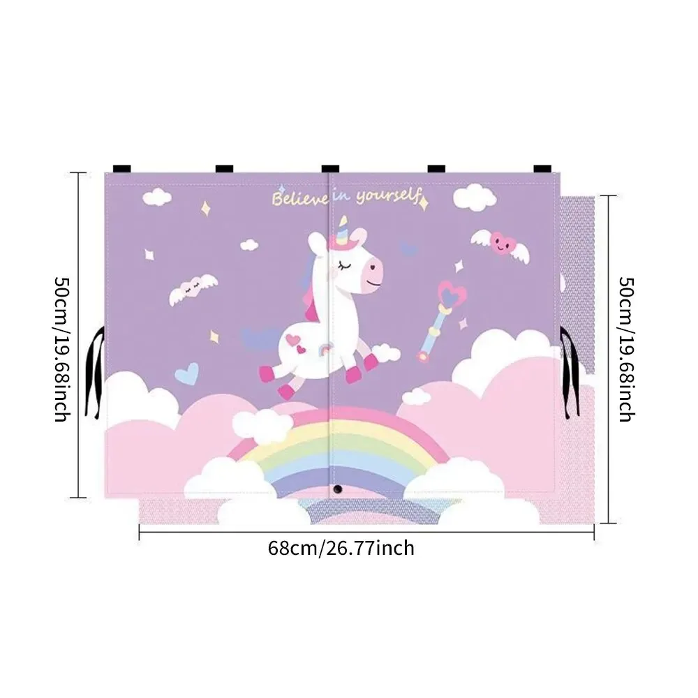 1Pcs Car Cartoon Cute Spaceman Magnet Side Window Sunshades Windshield Sunshade Rear Side Auto Window Sunshade Cover