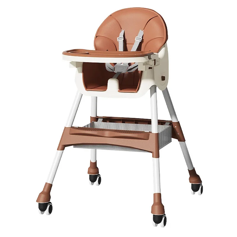 

Kids Highchair Children's Dining Chair Baby Eating Foldable Seat Multifunctional Lift Baby Dining Table Chair