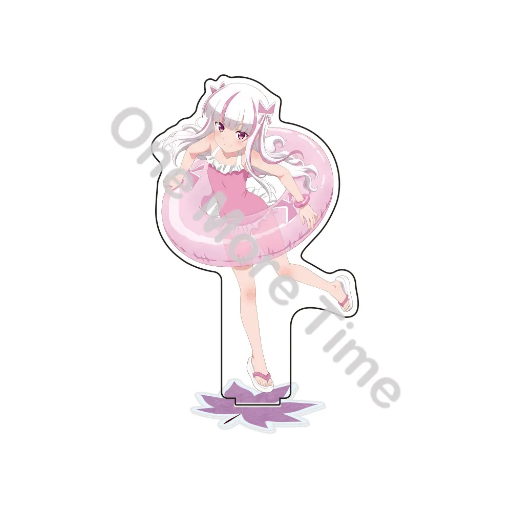 Anime Bofuri: I Don't Want to Get Hurt, so I'll Max Out My Defense Acrylic Stand Figure Model Plate Desk Decor Gift Keychain
