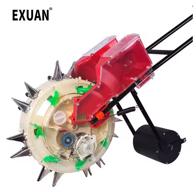 

Multi-Function Hand-Push Seeder Corn Cotton Soybean Peanut Planter Film-Pressing Machine Seed Planting Tool Agricultural Machine