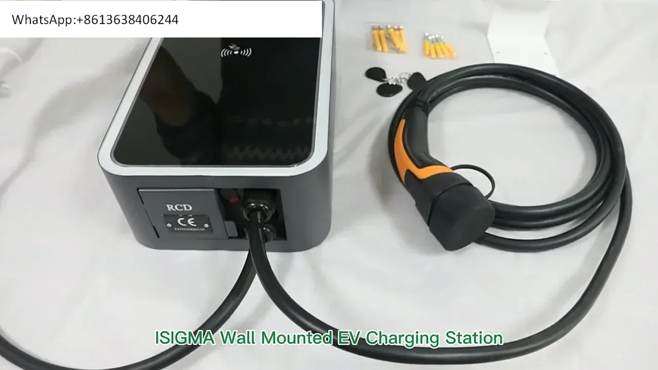 

11KW 22KW Wallbox Type 2 Type 1 EV Fast Wall Charger Station Electric Vehicle Car Charging Stations Pile