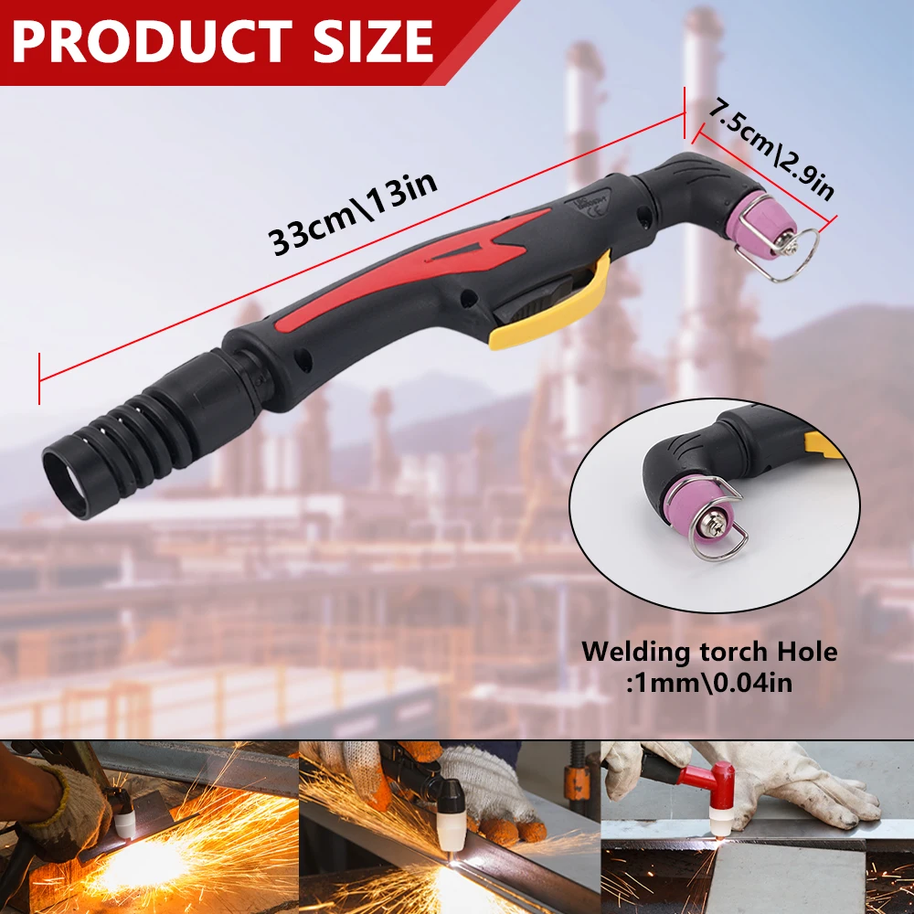 AG60 Plasma Cutting Torch 60A Air Cooled Plasma Cutter Gun Without Pilot Arc For Industrial Metal Cutting Machine