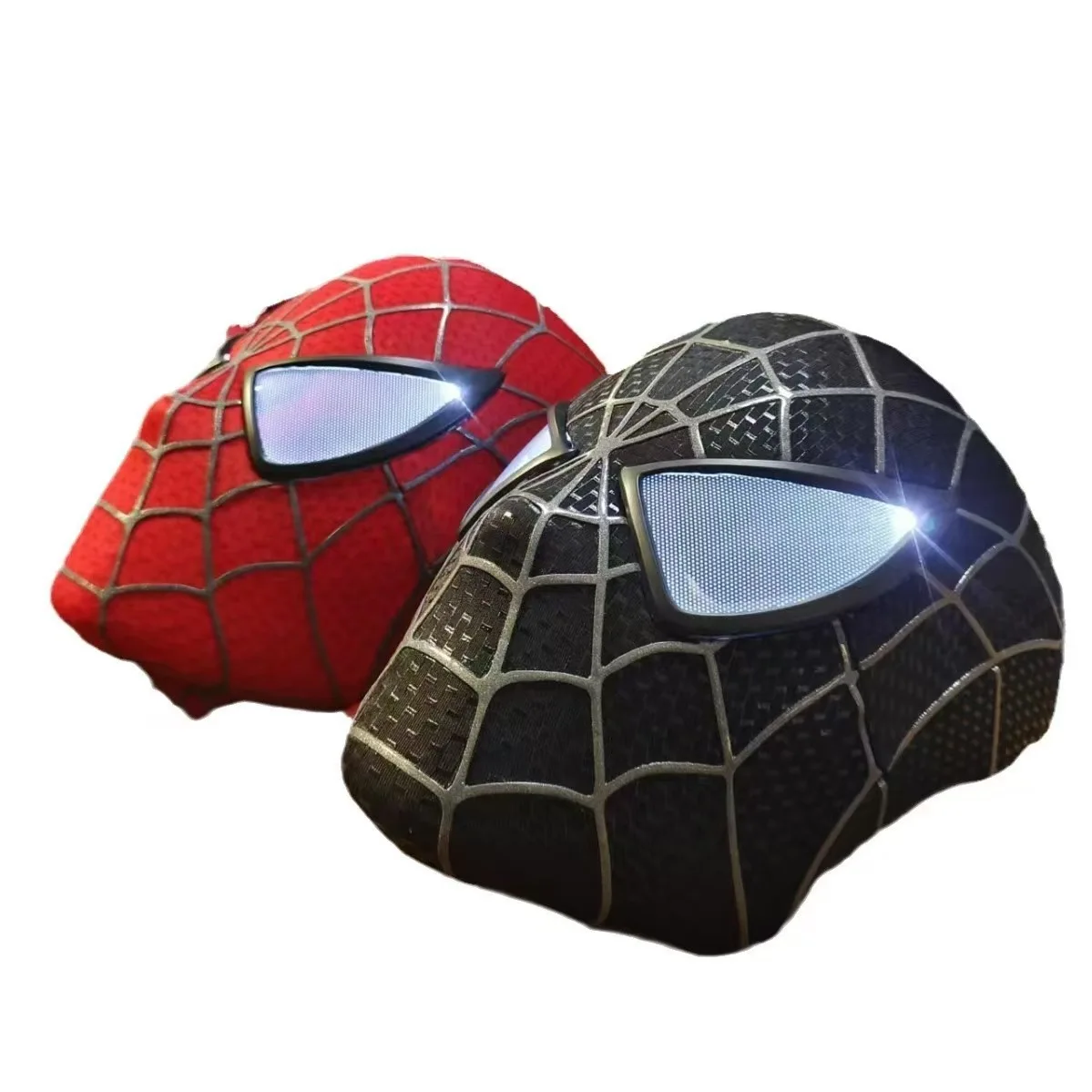 قناع Tobey Maguire Spider-Man مصنوع يدويًا، نسخة طبق الأصل من زي الفيلم الأصلي مع حزام دائم، هدية تنكرية