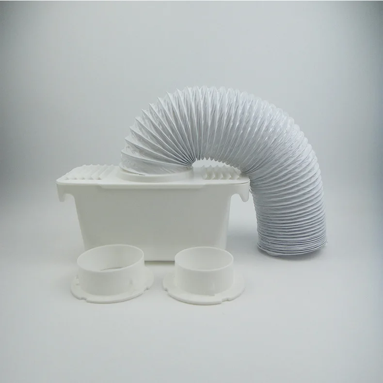 

Universal Tumble Dryer Condenser Kits Vent Hose Ventillation Kit Box Part with 1'PVC Flexible Stretch Exhaust Duct