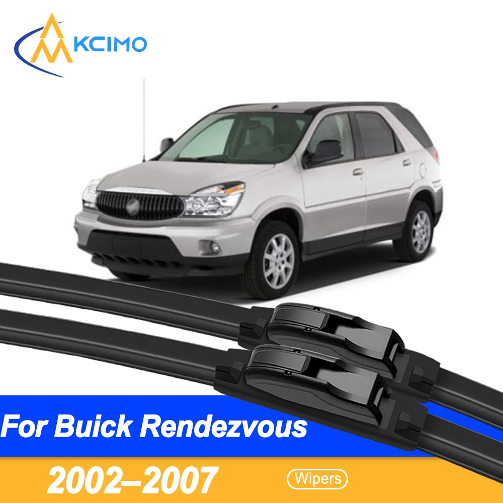 

For Buick Rendezvous Front Wiper Blade Car Wiper 2002–2007 Windshield Window Fittings 2pcs