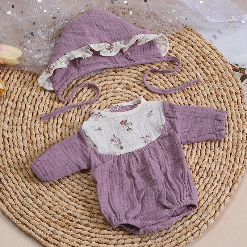 Reborn Puppenkleidung 16 Zoll 40cm Set Body Mütze Puppen Outfit Kleidung Zubehör Geschenk für Kinder zum Anziehen und Spielen Puppenzubehör Mini Puppe – Detail 9