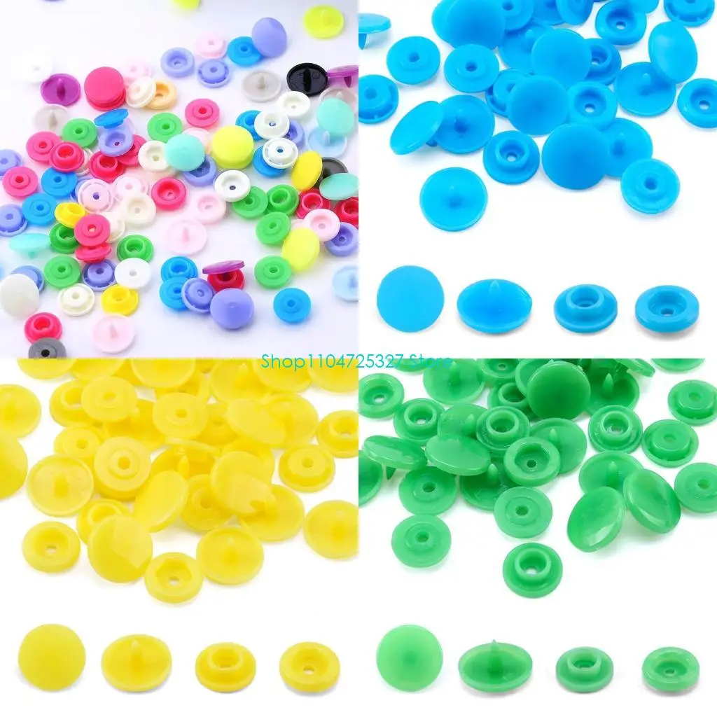 

D8KF 1000 комплектов полимерных кнопок, красочные кнопки для нагрудников, подгузников, одежда для малышей