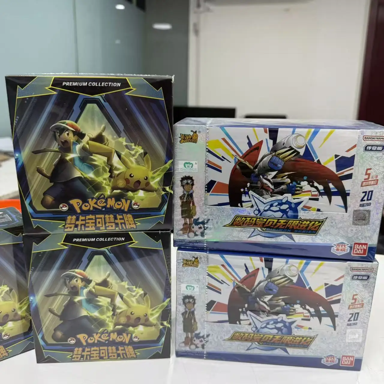 KAYOU Original Digital Monster Collection Card Adventure Anime Exquisite Peripheral Popular Characters Creative Games Card Toys