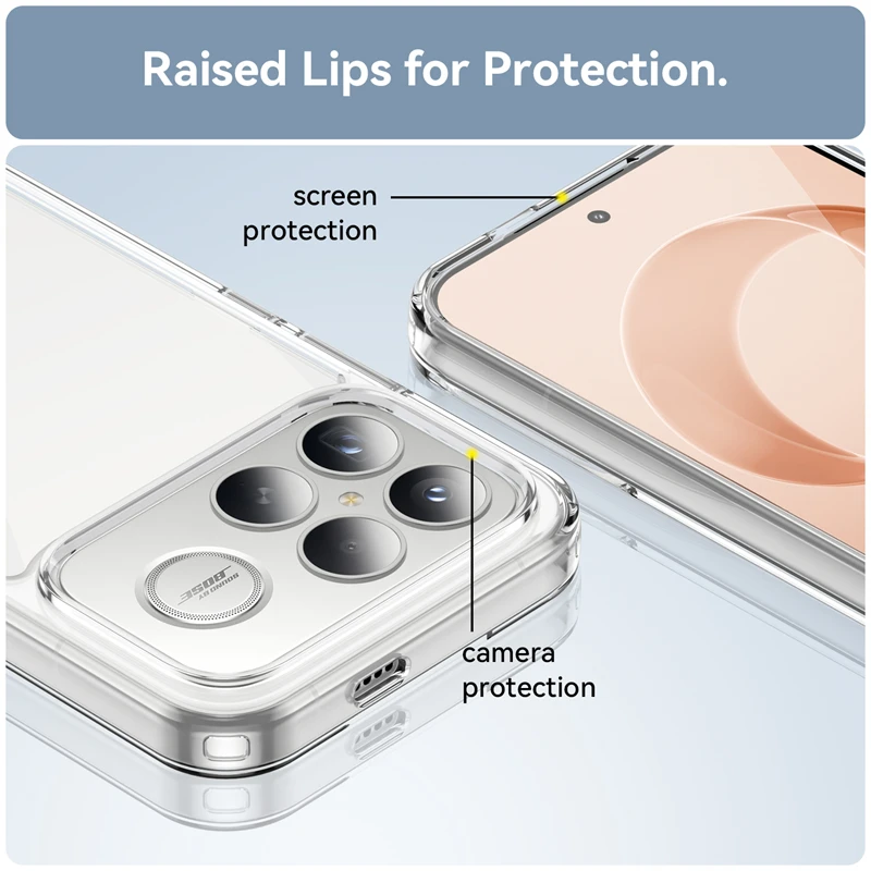 Étui Transparent pour Xiaomi Poco F8 Ultra étui en Silicone couverture arrière colorée pour Poco F8 Ultra étui pour Poco F8 Pro coque de téléphone